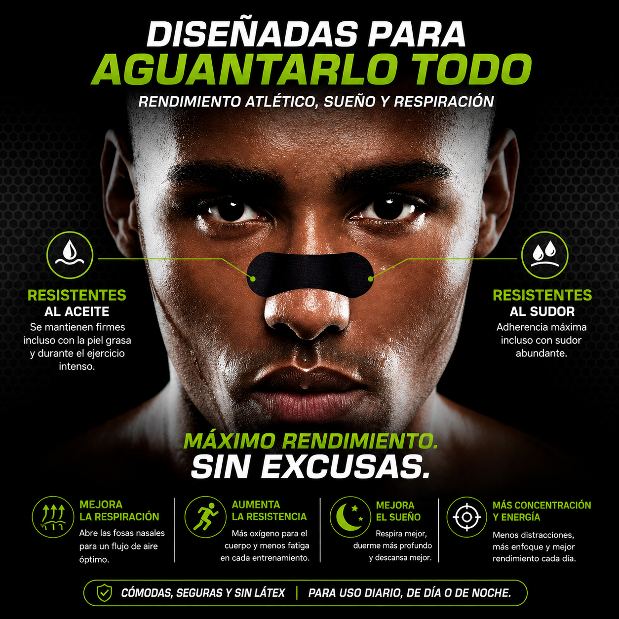 Bandas Nasales Antirronquidos SleepZen